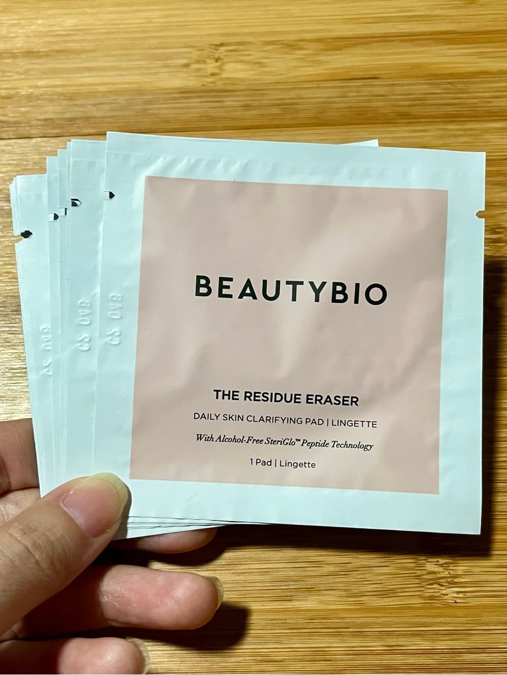 Set of 10 BEAUTYBIO The Residue Eraser Daily Skin Clarifying Pads Beauty Bio